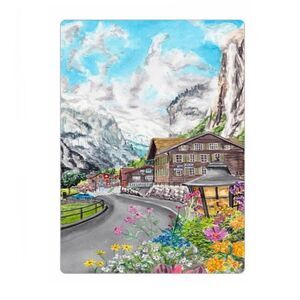 Switzerland Lauterbrunnen Art Magnet
